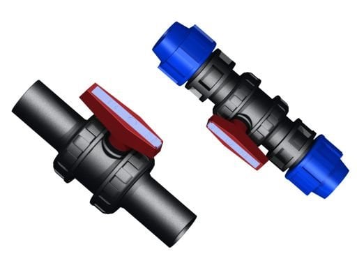 HDPE Bağlantılı küresel vanalar