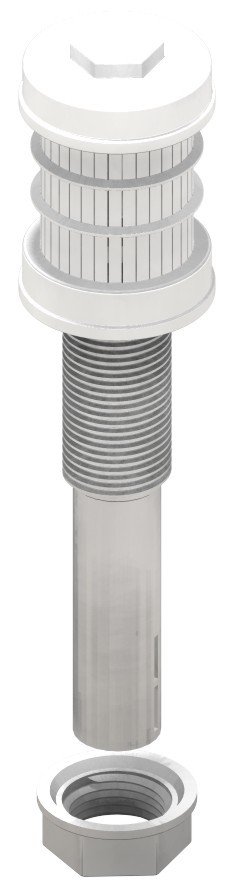 200x140 mm Uzun Tip Arıtma Filtre Süzgeci (Özel Diş - Somunsuz)