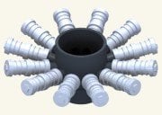 12 Kollu Filtre Süzgeci Ahtapotu