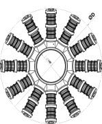 12 Kollu Filtre Süzgeci Ahtapotu