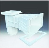 2'' Kare Kapaklı Geniş Ağızlı Skimmer (Liner)