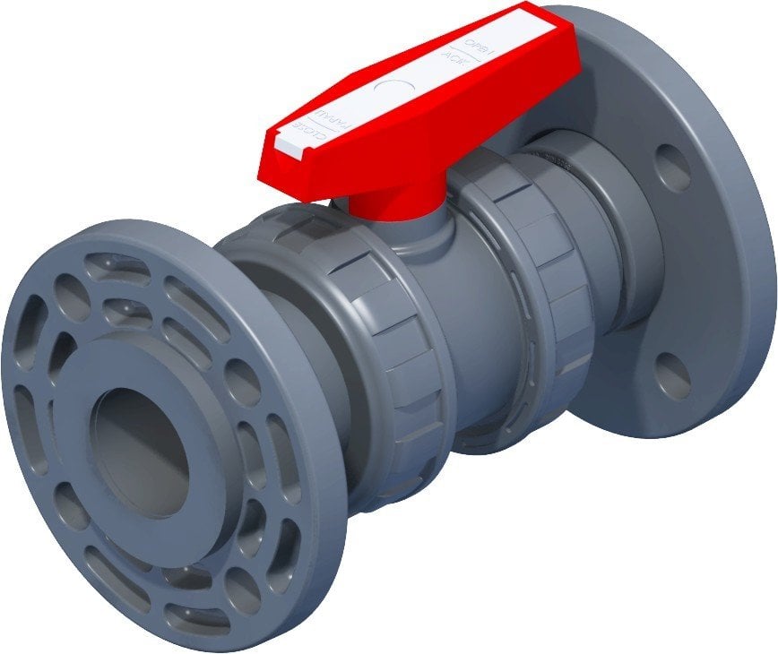 UPVC Flanşlı Su Vanası