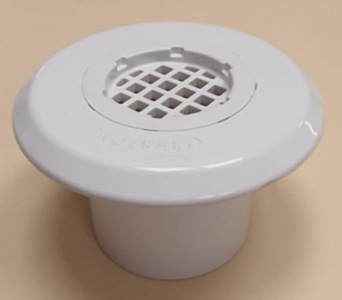 Kafesli Besleme veya Emme Nozulu (Beton) Beyaz-ABS - Yapıştırma - Düz