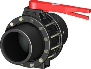 HDPE Bağlantılı Nozbart Kelebek Vana