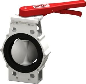 PPRC Nozbart Kollu Beyaz Kelebek Vana