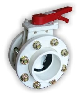 PPRC Nozbart Kollu Beyaz Kelebek Vana