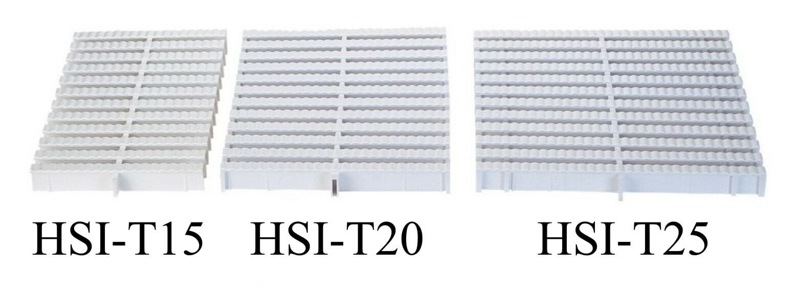 Havuz Savak Izgaraları Tek geçme - T Model - 25 cm
