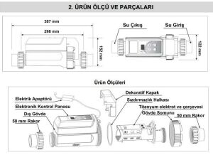 Tuzdan Klorlama Cihazı 20gr/saat