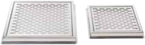 Paslanmaz Kare Dip Izgarası (Beton)