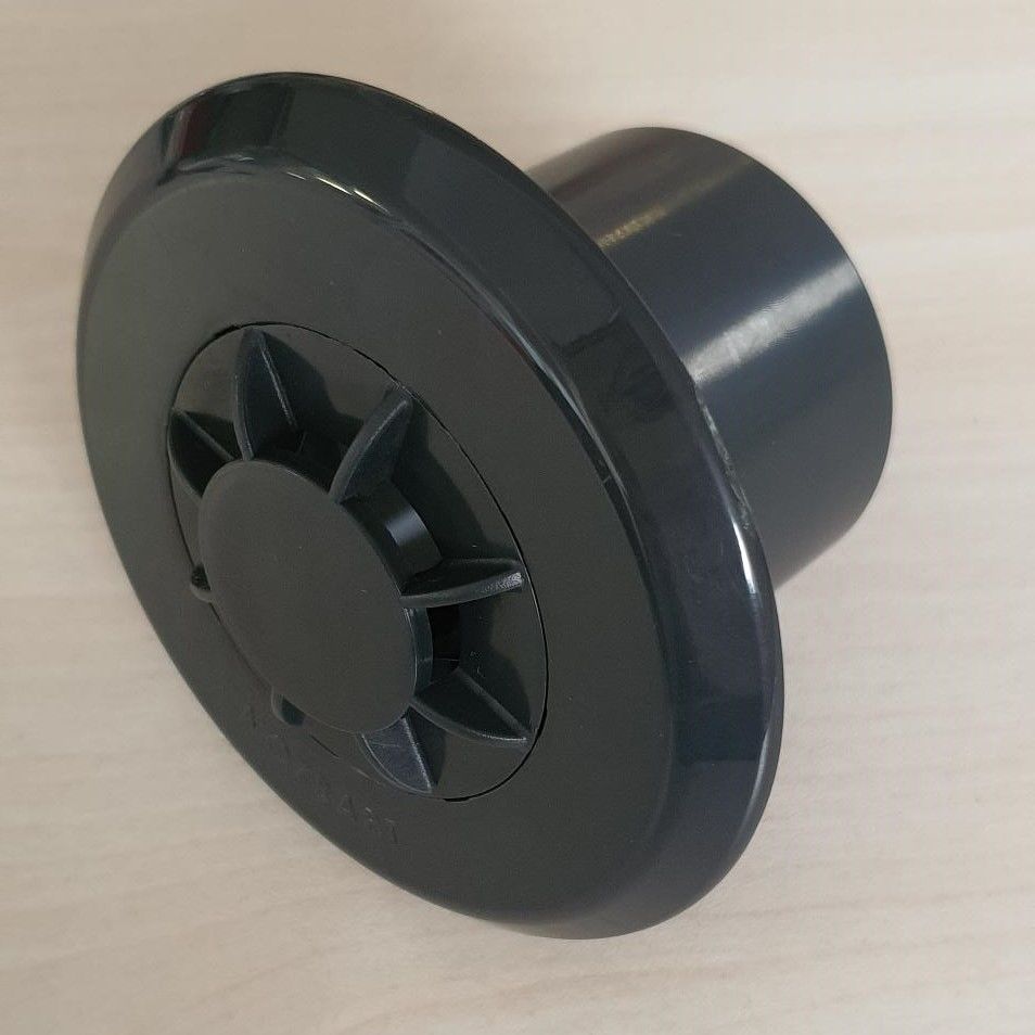 Yandan Çıkışlı Tabandan Besleme Nozulu (Beton) Antrasit  - Yapıştırma - Daire