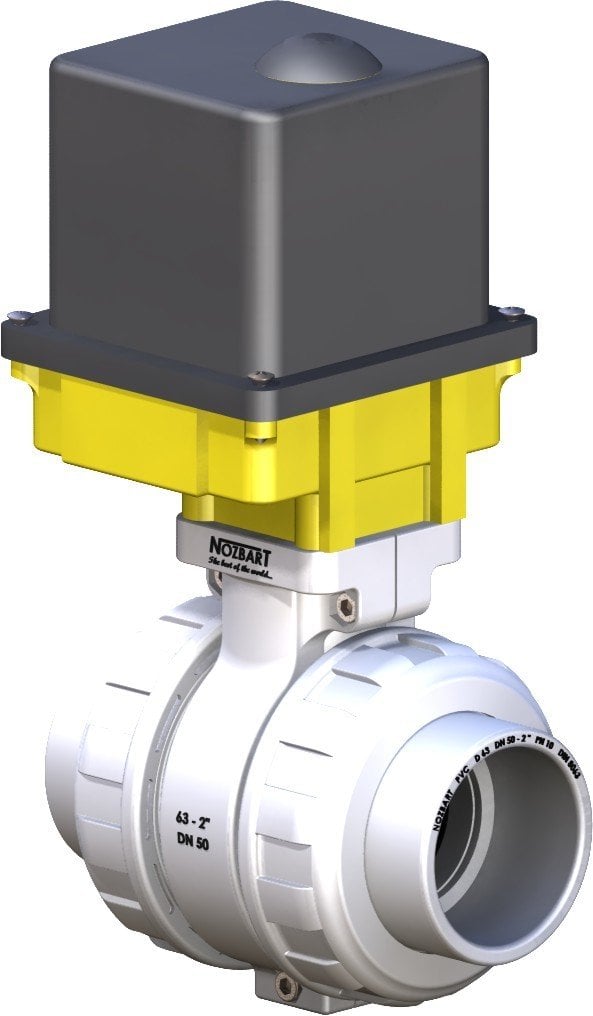 PPRC Beyaz Elektrik Aktüatörlü Vana