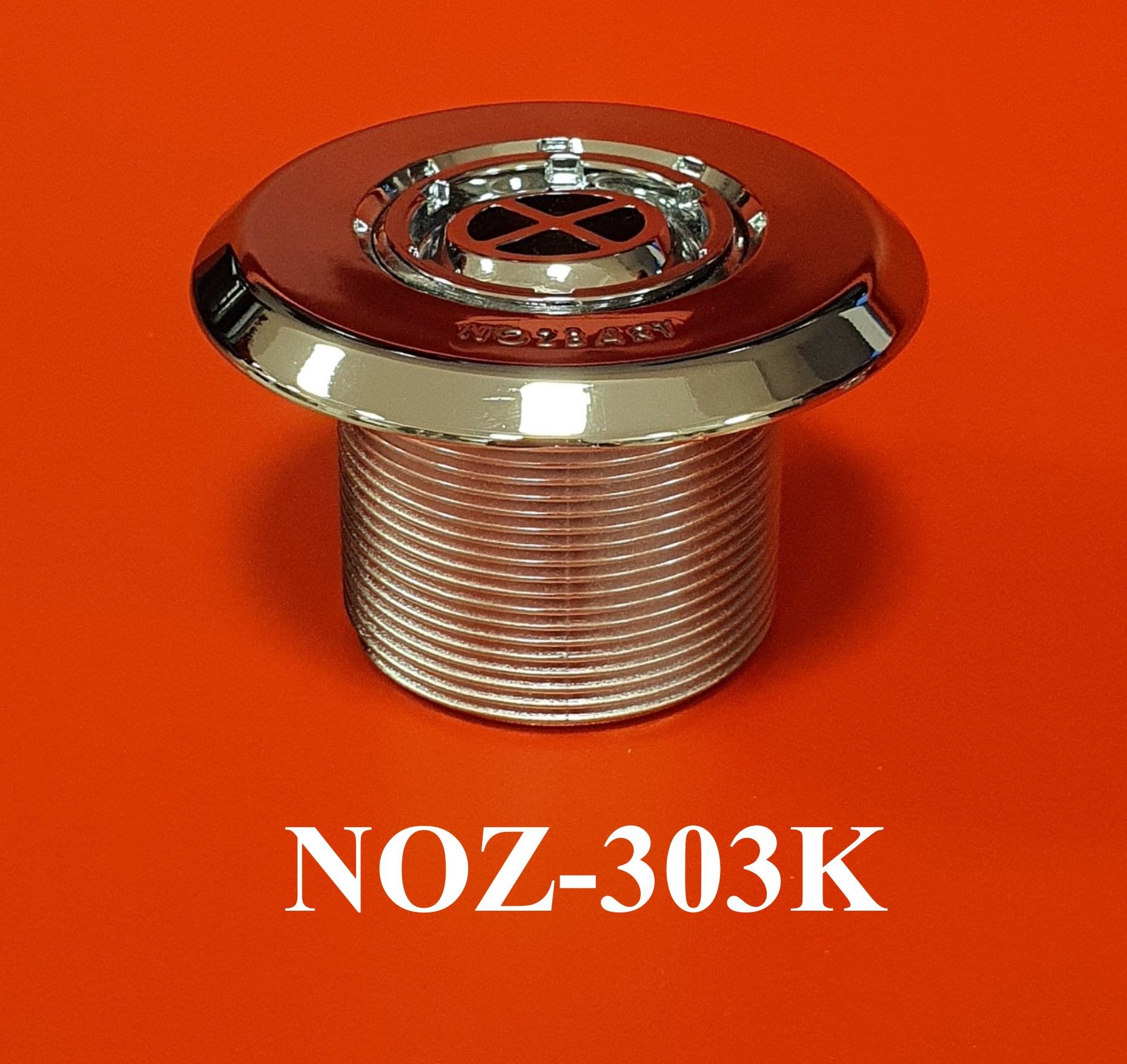 Küreli Yandan Besleme Nozulu (Beton) 7 m3/saat - Dişli - Daire - Krom