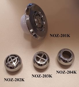 Küreli Yandan Besleme Nozulu (Beton) 2,2 m3/saat - Mafsallı - Daire - Krom