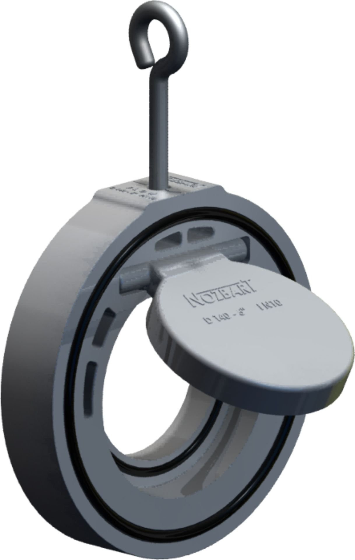 UPVC Çalpara Çekvalf 315 mm - Çıplak