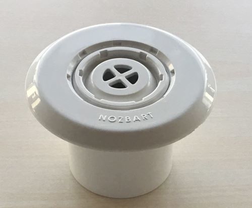 Küreli Yandan Besleme Nozulu (Beton) 2,2 m3/saat - Yapıştırma - Daire - Krom