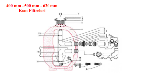 Nozbart Polyester Kum Filtresi Manometresi No: 1 (400mm-920mm için) (1/8'')