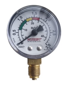 Nozbart Polyester Kum Filtresi Manometresi No: 1 (400mm-920mm için) (1/8'')