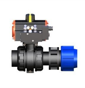 Pnömatik Aktüatörlü HDPE Bağlantılı Vana
