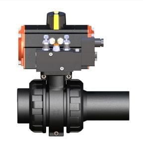 Pnömatik Aktüatörlü HDPE Bağlantılı Vana