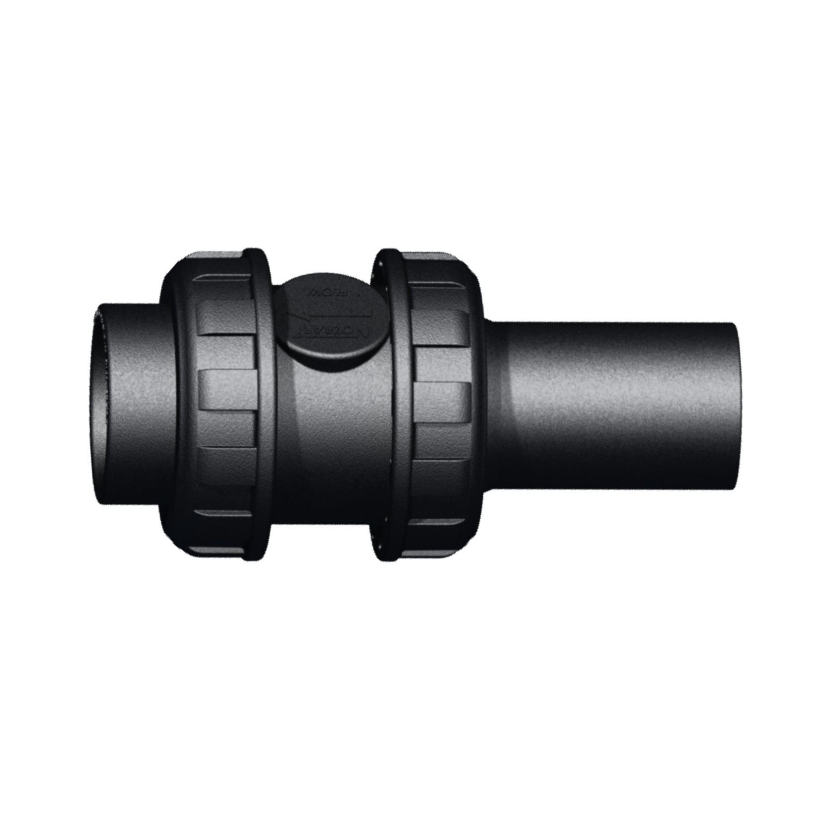 HDPE Bağlantılı Dört Ayaklı Çekvalf 75 mm - 1.taraf HDPE flanş adaptörlü, 2.taraf dişli