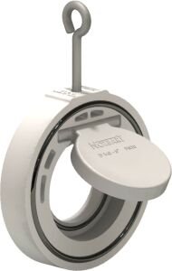 PPRC Beyaz Çalpara Çekvalf 140 mm - Çıplak