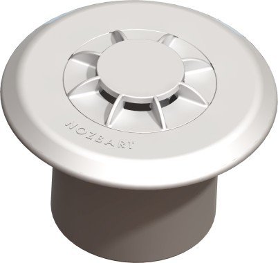 Yandan Çıkışlı Tabandan Besleme Nozulu (Beton)